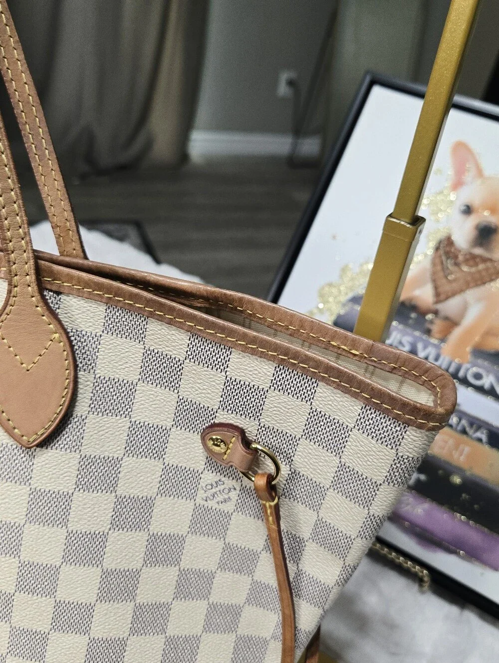 🔥 Louis Vuitton Damier Azur Neverfull MM EUC 🔥